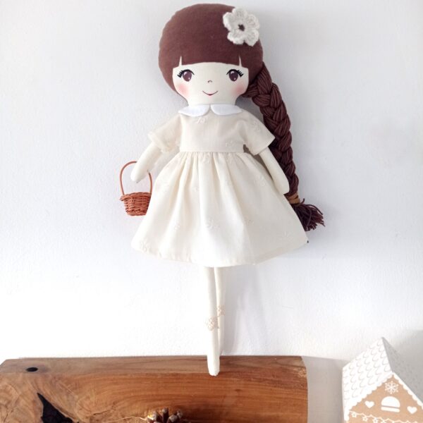 Ručno rađene krpene lutke s kosom od vune Ići Mići